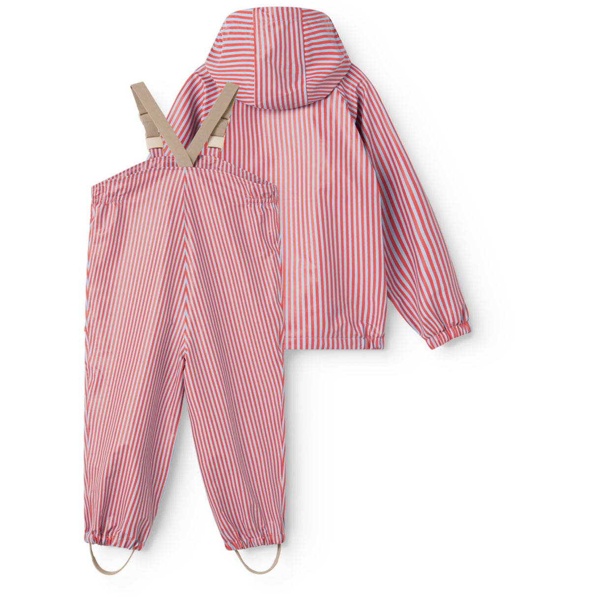 MarMar Rainwear Blue Red Stripes Oddy Set