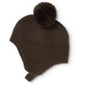 MarMar Light Cotton Wool Fisherman Dark Roast Aly Pompom Hat