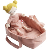 KREA® Dukke I Kurv Rosa