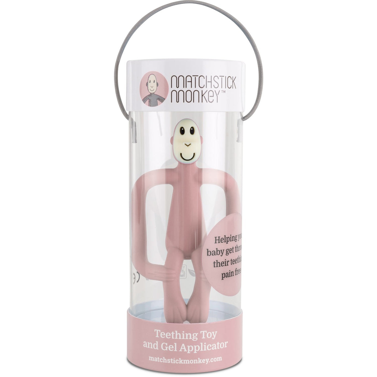 Matchstick Monkey Bidering Dusty Pink