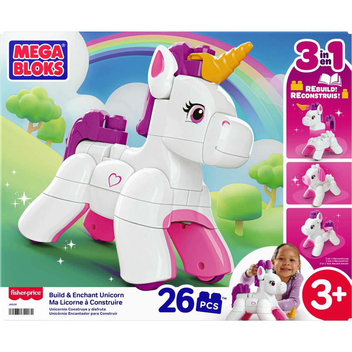 MEGA Bloks Byg & Ombyg Enhjørning