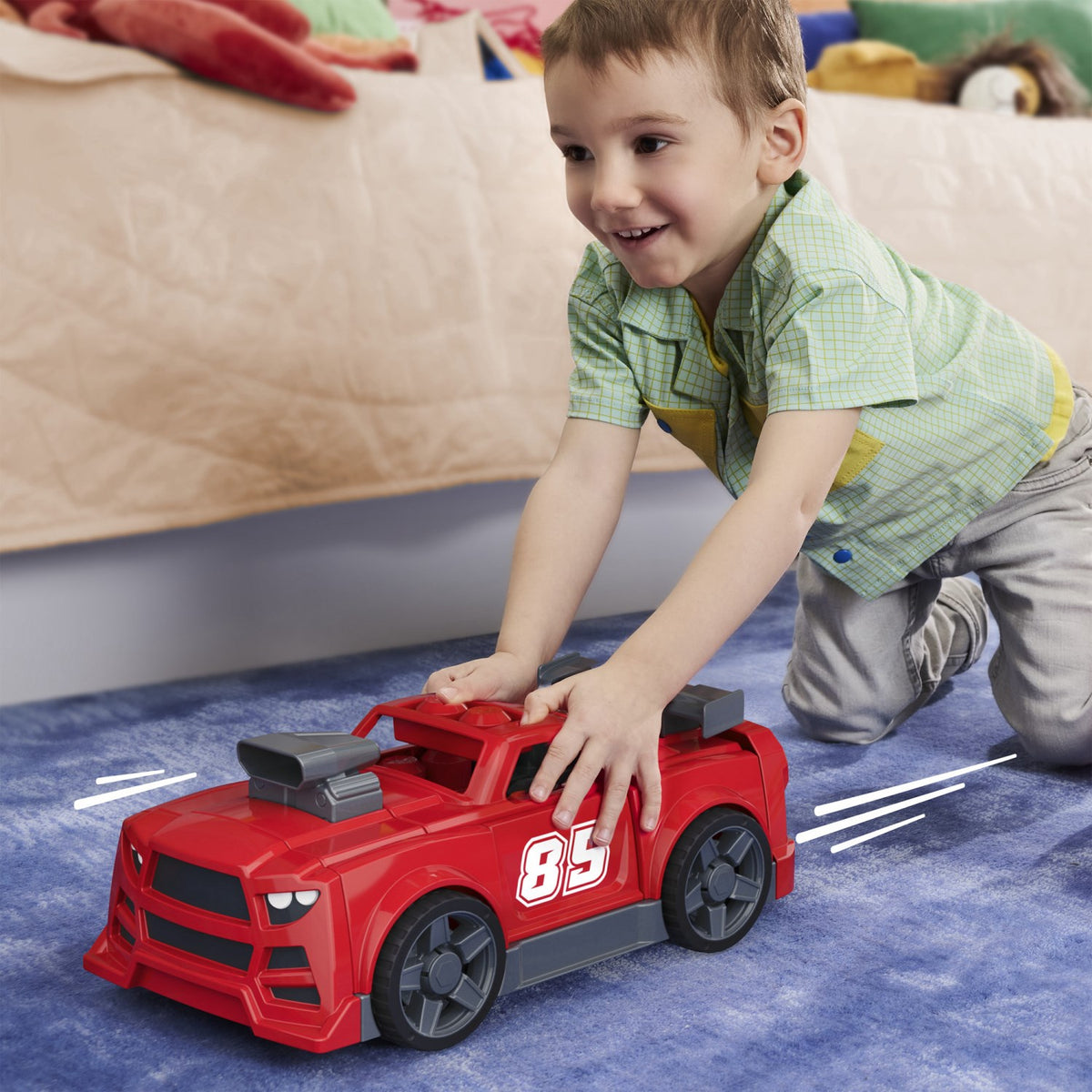 MEGA Bloks Byg & Ombyg Racerbil