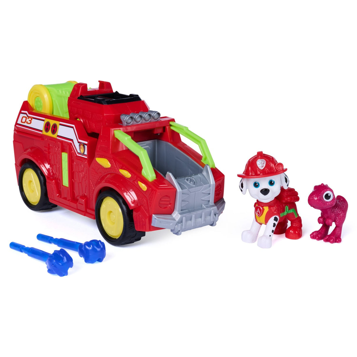 Paw Patrol Movie 3 Dino Tema Køretøj Marshall