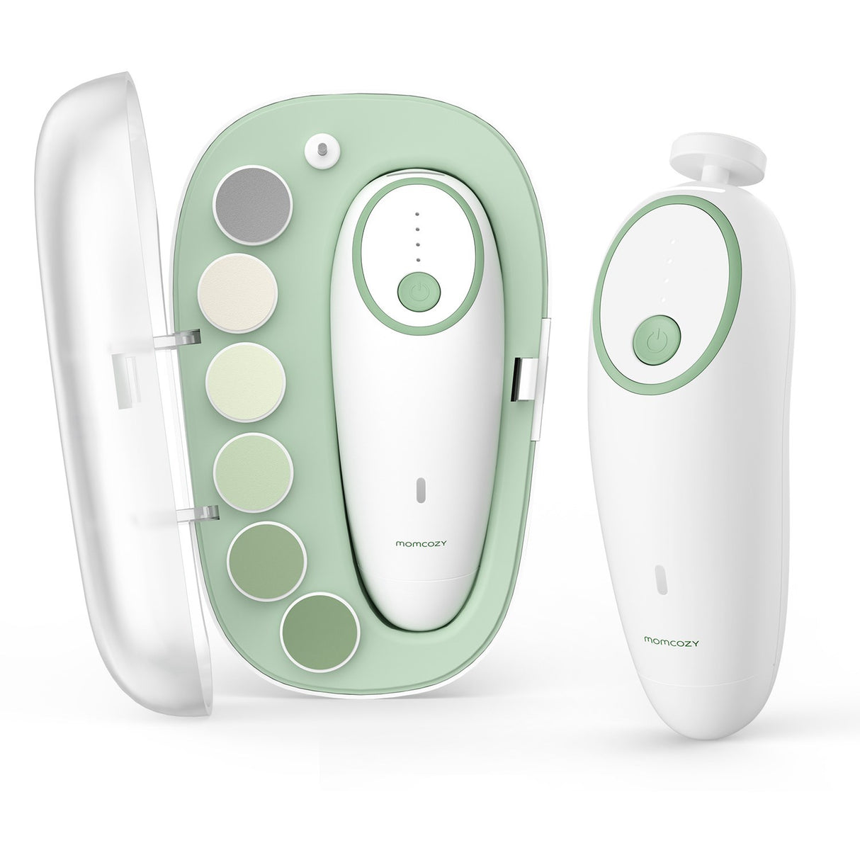 Momcozy Green Electric Baby Nail File - Low Noise