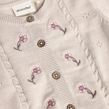 Minymo Pink Tint Cardigan Knit