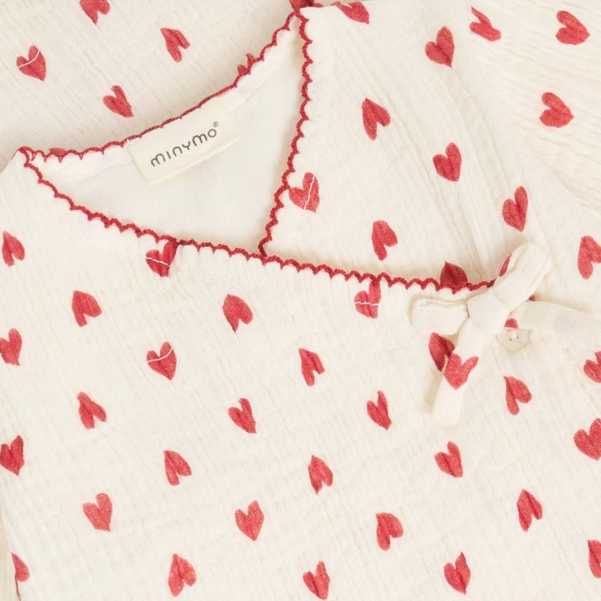 Minymo Eggnog Blouse Ls Aop