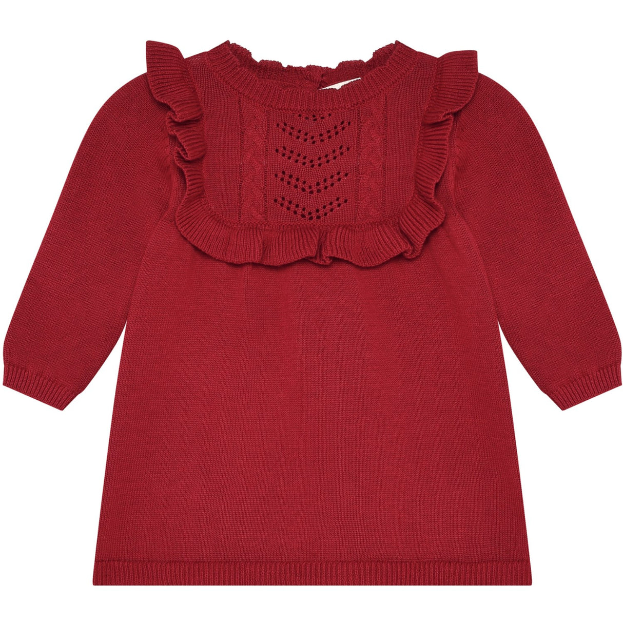 Minymo Rio Red Dress Ls Knit