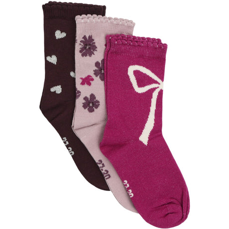 Minymo Huckleberry 3-Pack Socks