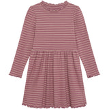 Minymo Nostalgia Rose Dress Ls Rib