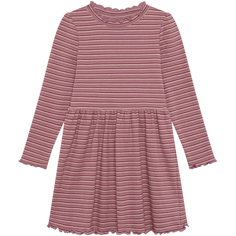 Minymo Nostalgia Rose Dress Ls Rib