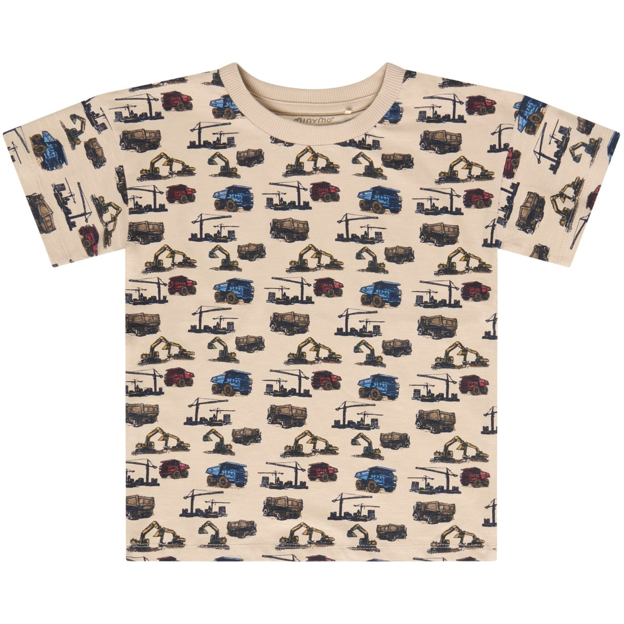 Minymo Feather Gray T-Shirt Ss Aop