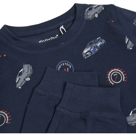 Minymo Dark Sapphire Pyjamas Ls Set Aop
