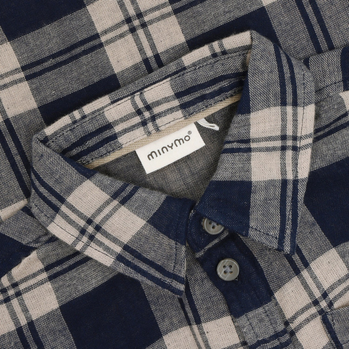 Minymo Dark Sapphire Shirt Ls Check