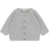 FIXONI Flint Gray Melange Cardigan Knit