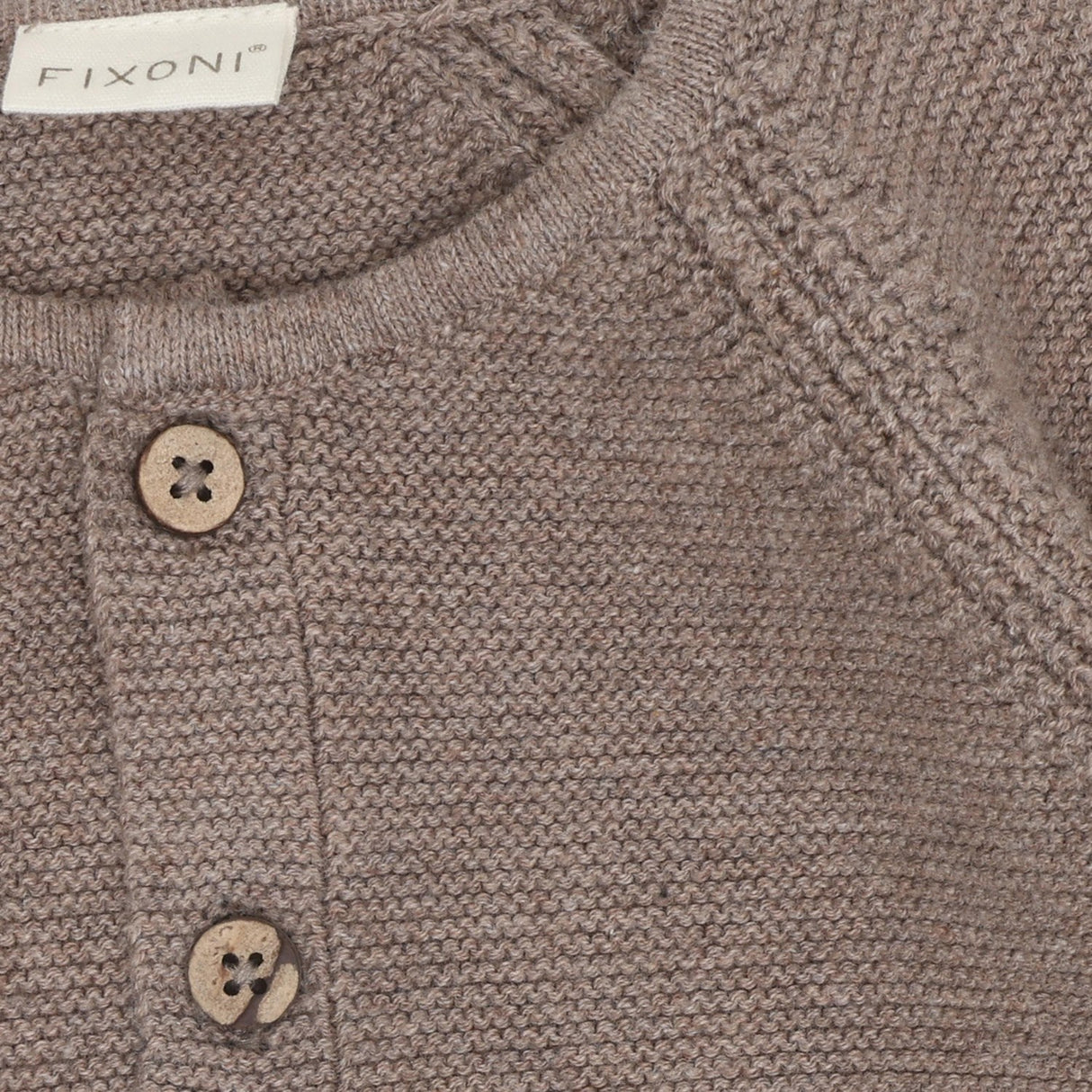FIXONI Mountain Trial Melange Cardigan Knit