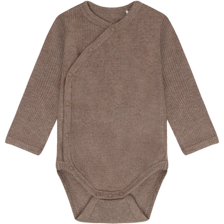 FIXONI Mountain Trial Melange Wrap Body Ls Melange Rib
