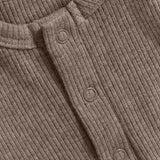 FIXONI Mountain Trial Melange Romper Ls Melange Rib
