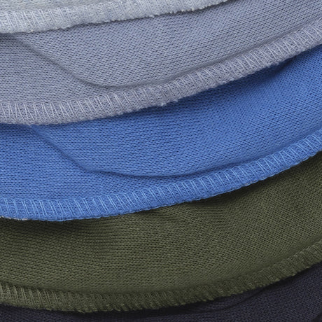 Pippi Blue Bandana Bib - Solid  (5-Pack)