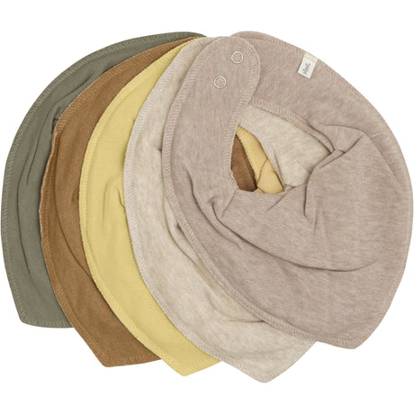 Pippi Straw Bandana Bib - Solid  (5-Pack)