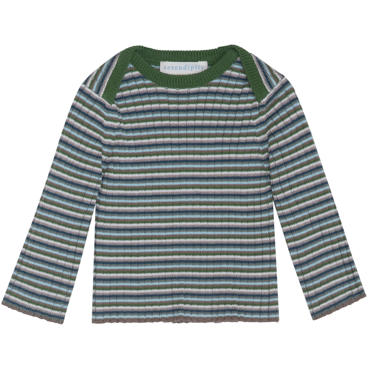Serendipity Myrtle Stripe Baby Rib Blouse