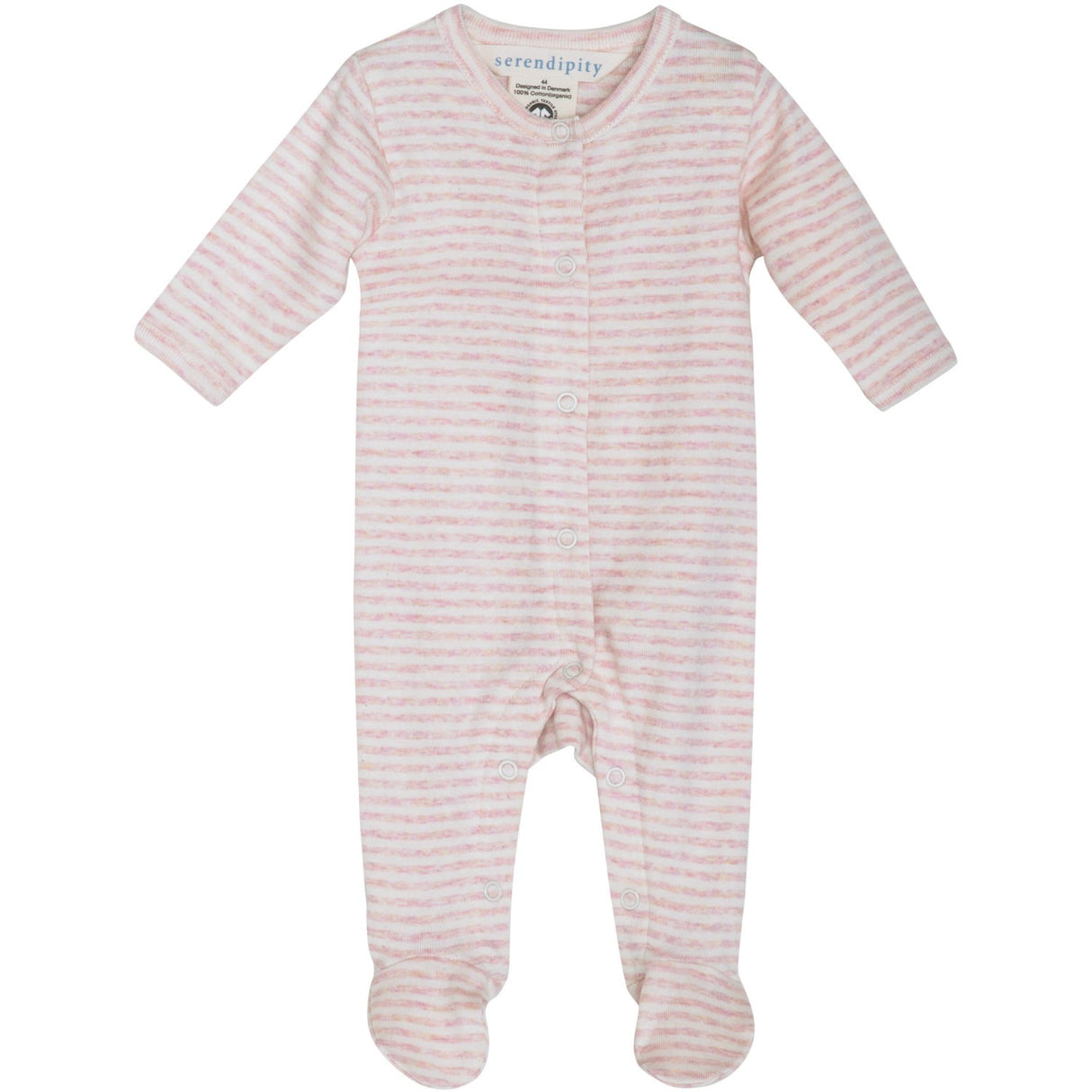 Serendipity Orchid/Offwhite Newborn Stripe Suit
