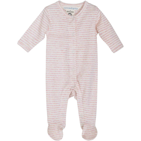 Serendipity Orchid/Offwhite Newborn Stripe Suit