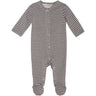 Serendipity Soil/Offwhite Newborn Stripe Suit
