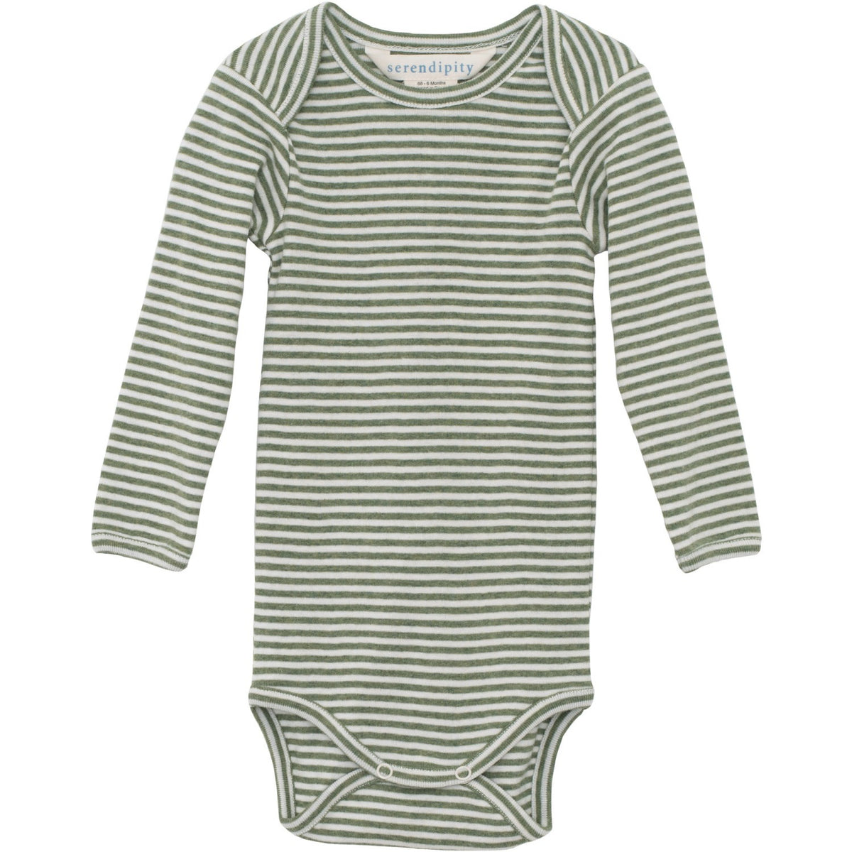 Serendipity Moss/Offwhite Baby Body Stripe