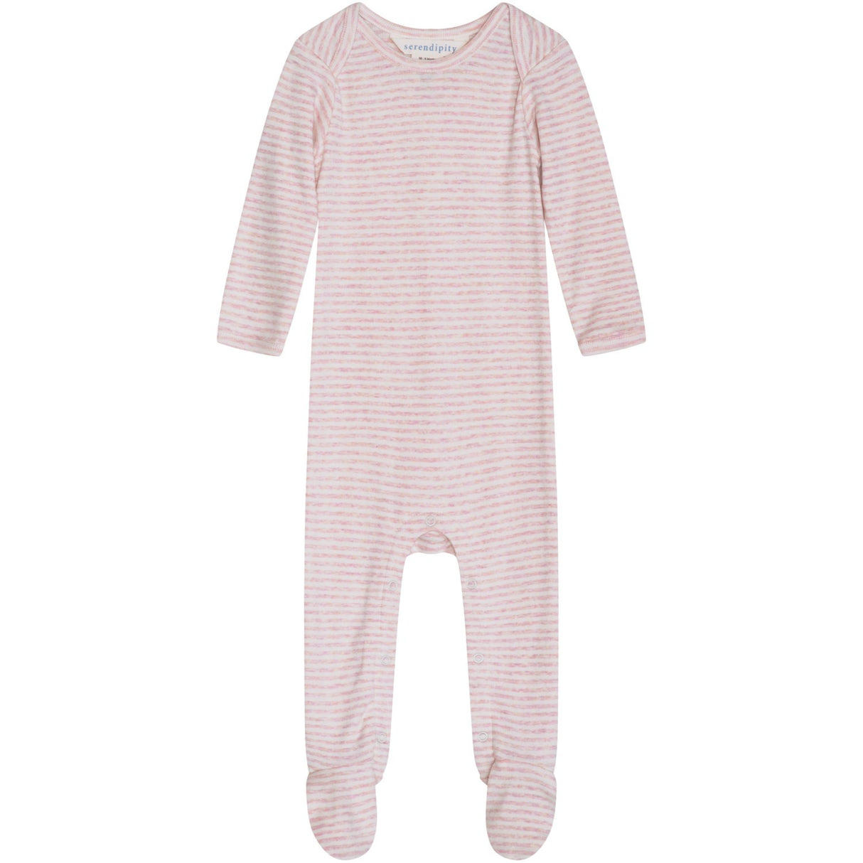 Serendipity Orchid/Offwhite Baby Suit Stripe