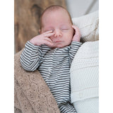 Serendipity Soil/Offwhite Newborn Stripe Suit