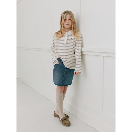 Sofie Schnoor Off White Striped Calliasy Ls T-Shirt