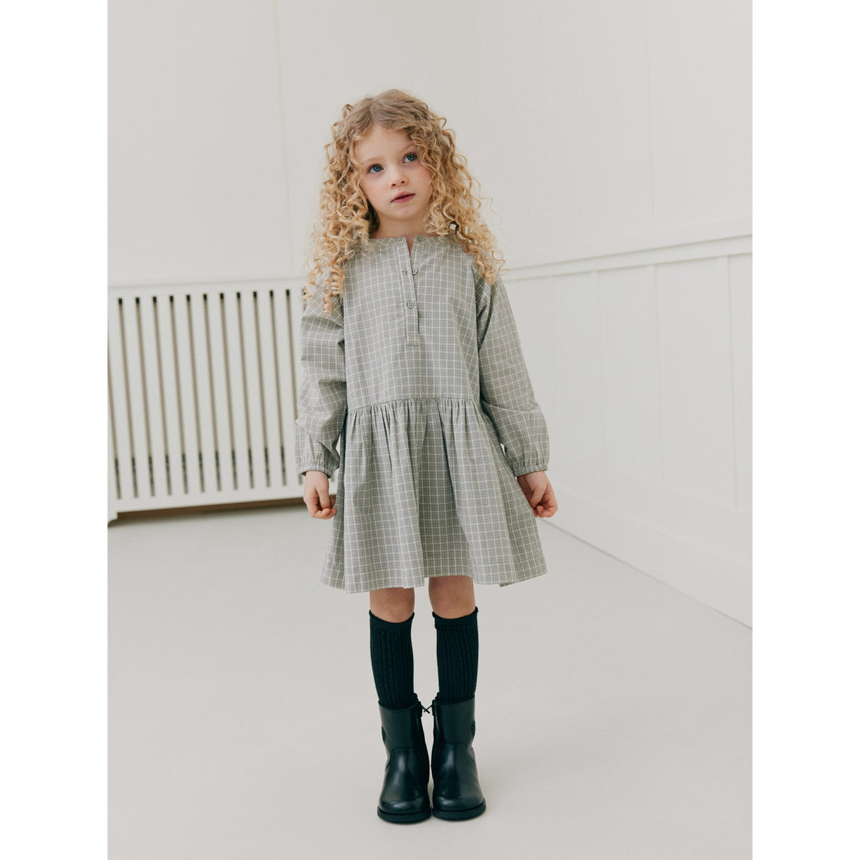 Sofie Schnoor Grey Check Indicakb Dress