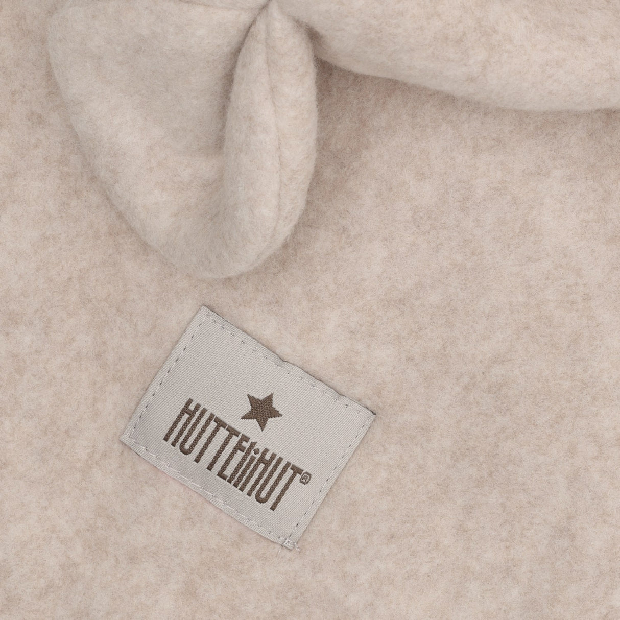 Huttelihut Camel Melange Balaclava Ears Cotton Fleece
