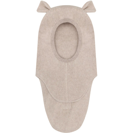 Huttelihut Camel Melange Balaclava Ears Cotton Fleece