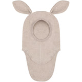 Huttelihut Camel Melange Balaclava Ears Cotton Fleece