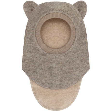 Huttelihut Camel Melange Balaclava Ears Wool