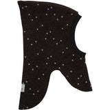 Huttelihut Dark Brown Melange Balaclava Emb. Wool