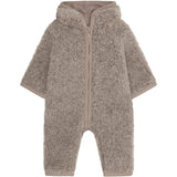 Huttelihut Camel Melange Pram Suit Wool Teddy W. Lining