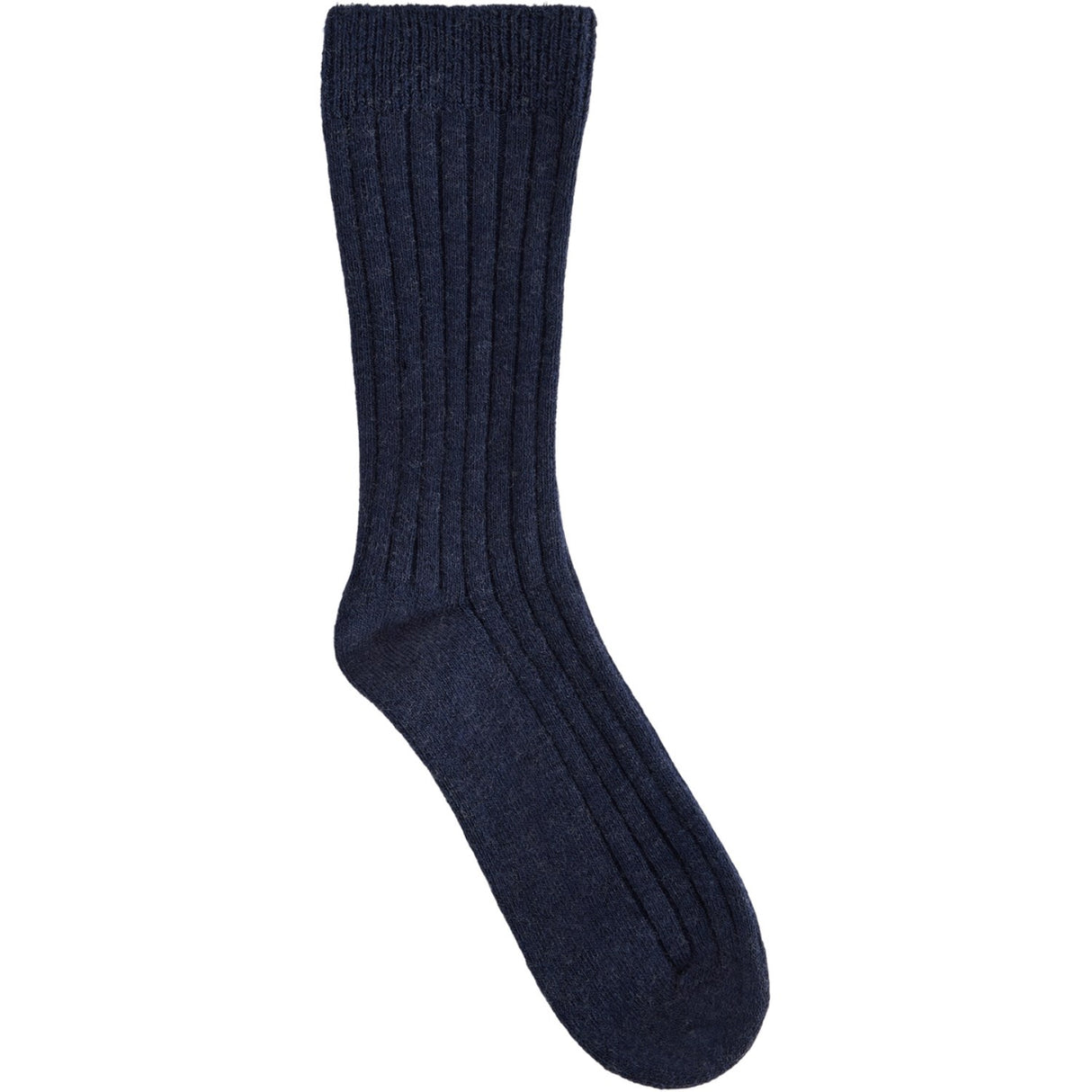 Huttelihut Dark Navy Wool Rib Socks 2-Pack