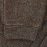 Huttelihut Brown Melange Pants Wool Fleece