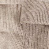 Huttelihut Camel Melange Wool Rib Socks 2-Pack