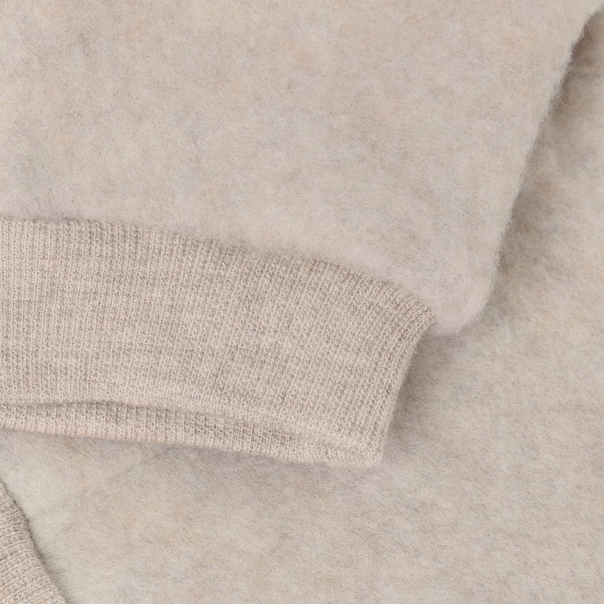 Huttelihut Camel Melange Pants Wool Fleece