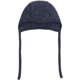 Huttelihut Ombre Blue Melange Bonnet Wool Fleece