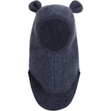 Huttelihut Ombre Blue Melange Balaclava Ears Wool Fleece