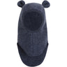 Huttelihut Ombre Blue Melange Balaclava Ears Wool Fleece
