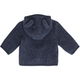 Huttelihut Ombre Blue Melange Jacket Ears Wool Fleece