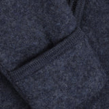 Huttelihut Ombre Blue Melange Pram Suit Ears Wool Fleece