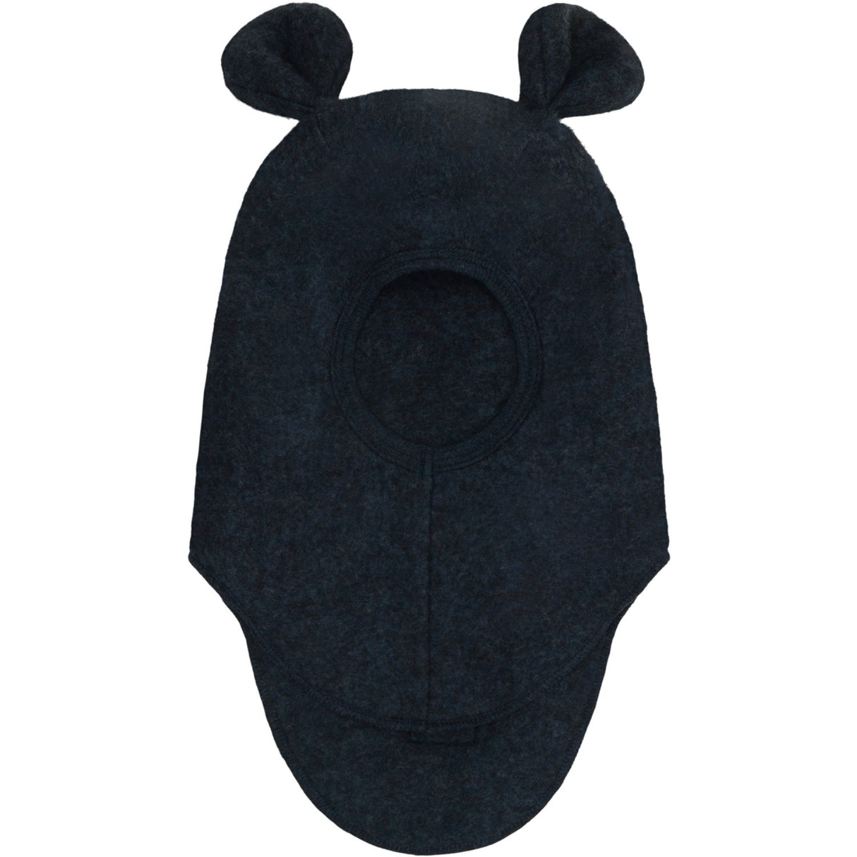 Huttelihut Navy Melange Balaclava Ears Wool Fleece
