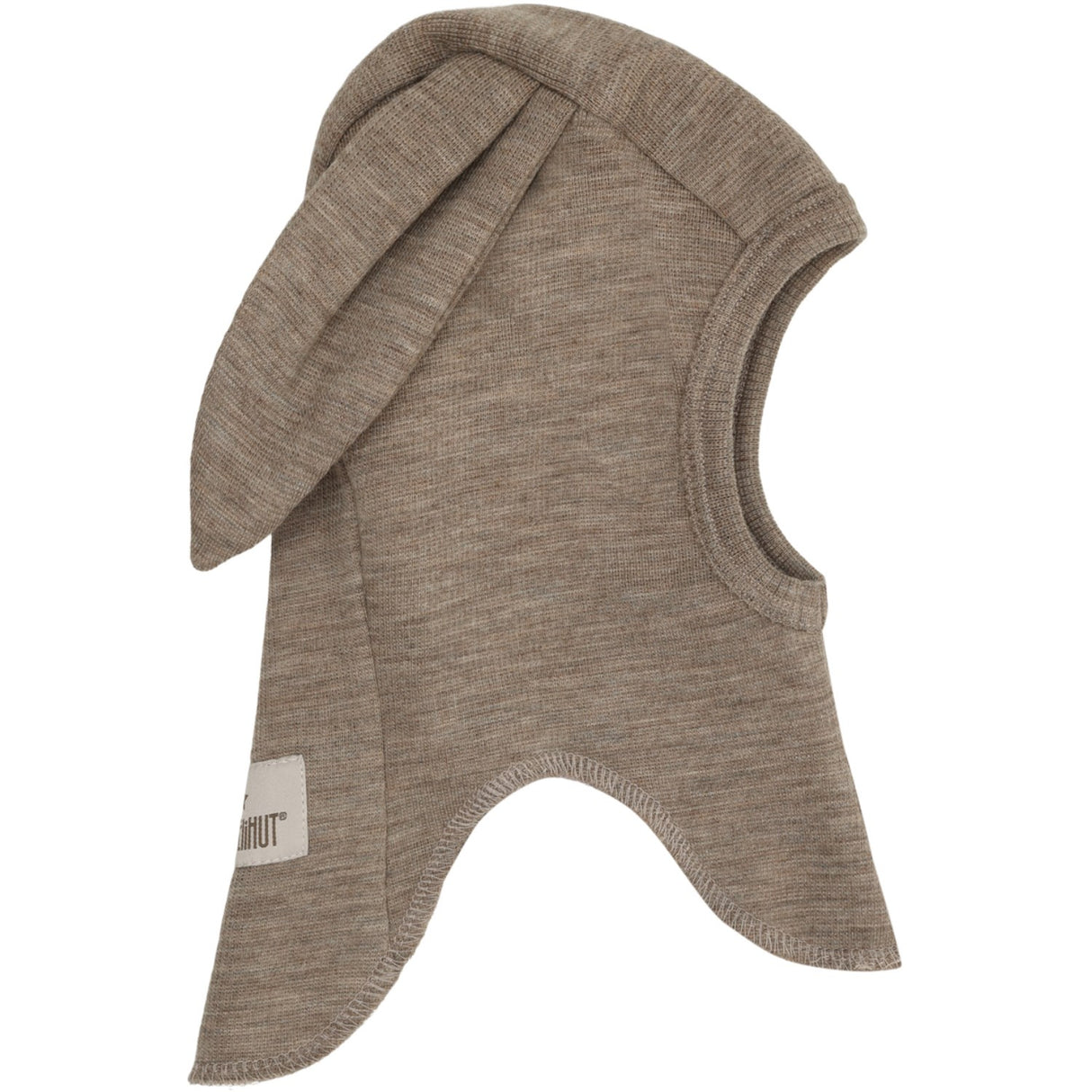 Huttelihut Savannah Melange Balaclava Ears Wool Rib