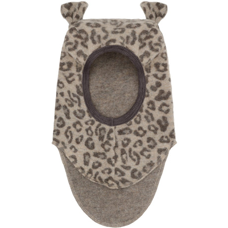 Huttelihut Camel Melange Balaclava Ears Wool Fleece Jac